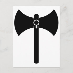 Postal Labrys negros