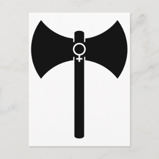 Postal Labrys negros