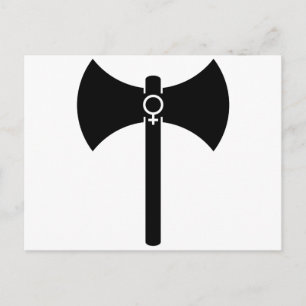 Postal Labrys negros