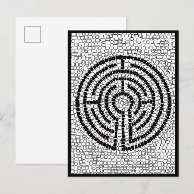 postal LABYRINTH VII (Anverso / Reverso)