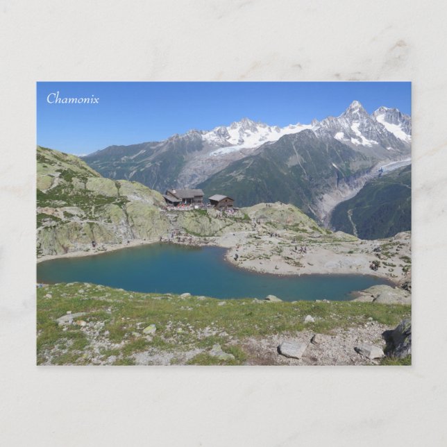 Postal Lac Blanc Chamonix (Anverso)