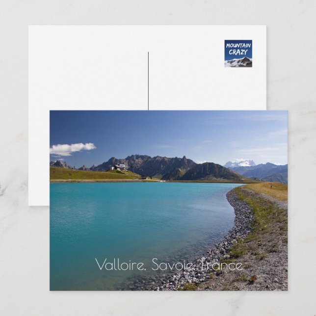 Postal Lac de la Vielle, Valloire, Francia (Anverso / Reverso)
