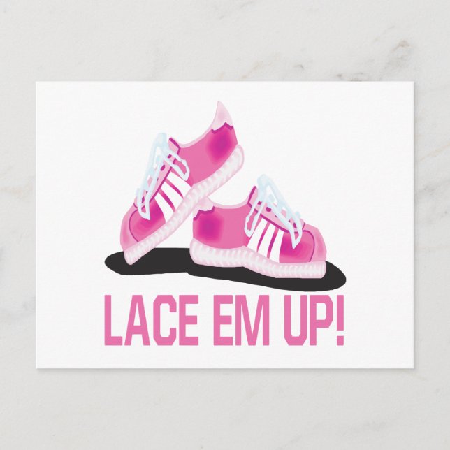 Postal Lace Em Up (Anverso)
