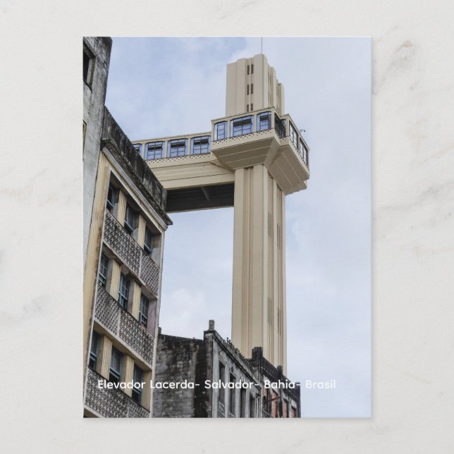 Postal Lacerda Elevator and Historical Architecture of Sa (Anverso)