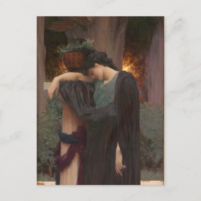 Postal Lachrymae - Frederic Lord Leighton (Anverso)