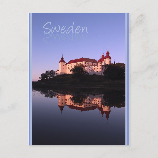 Postal Lacko Slott, Castle, Suecia Postcard (Anverso)
