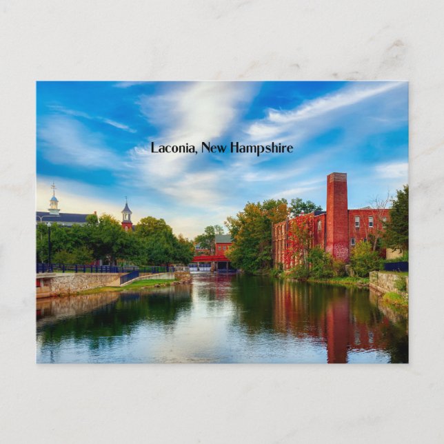 Postal Laconia, New Hampshire (Anverso)