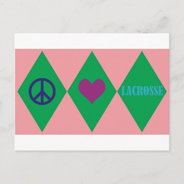 Postal Lacrosse Argyle (Anverso)