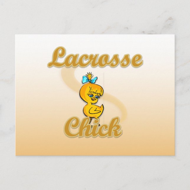 Postal Lacrosse Chick (Anverso)