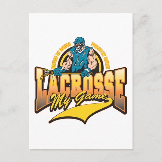 Postal Lacrosse My Game (Anverso)