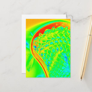 Postal Lacrosse Stick Deportes Coloridos Adolescentes Fot