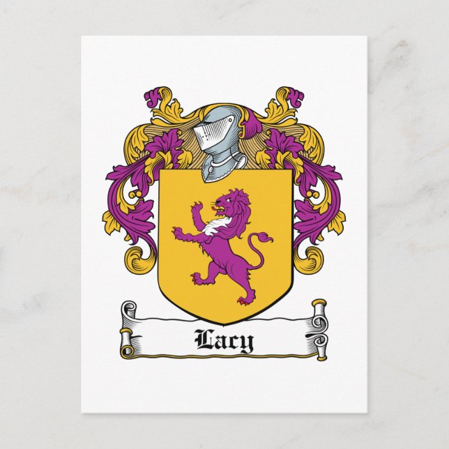 Postal Lacy Family Crest (Anverso)