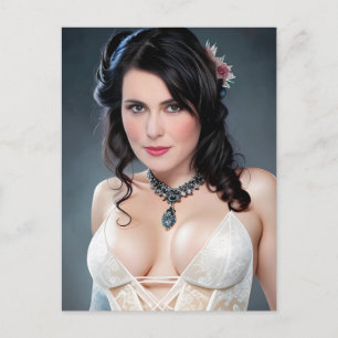 Postal Lacy White Lingerie