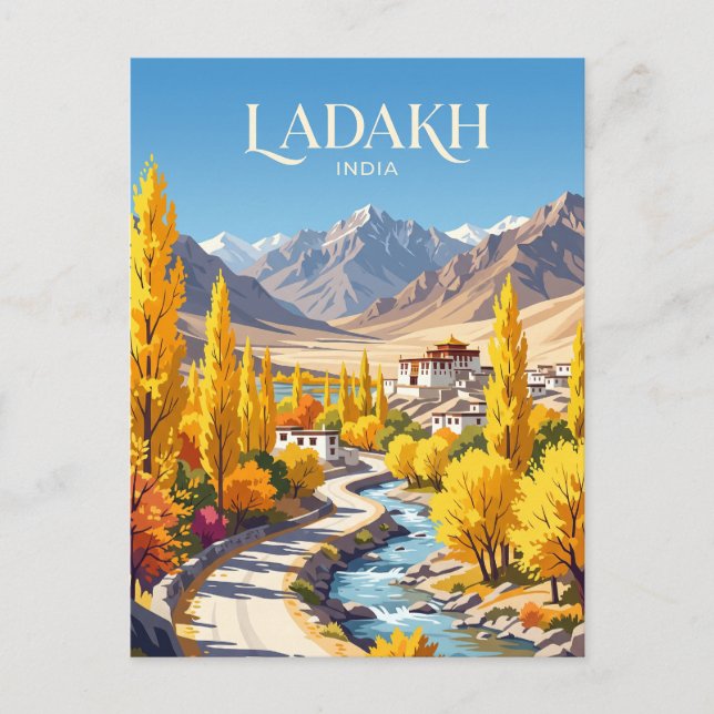 Postal Ladakh India (Anverso)