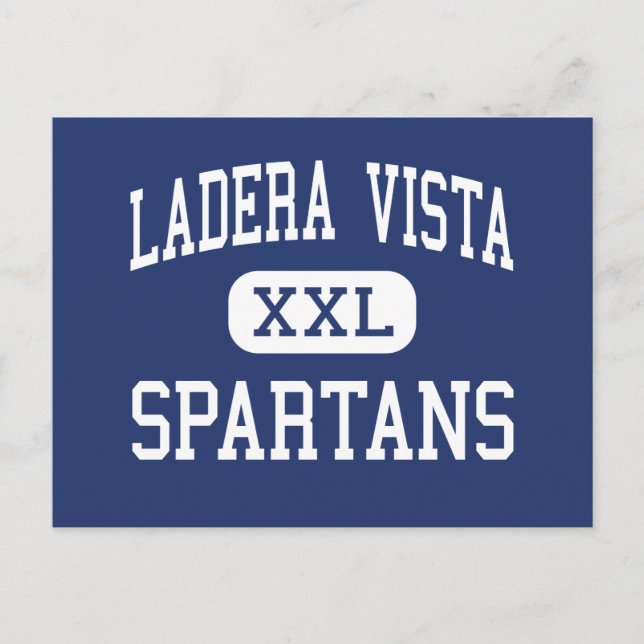 Postal Ladera Vista - Espartanos - Junior - Fullerton (Anverso)