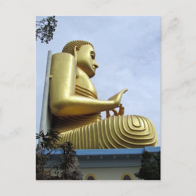 Postal lado buda de dambulla (Anverso)