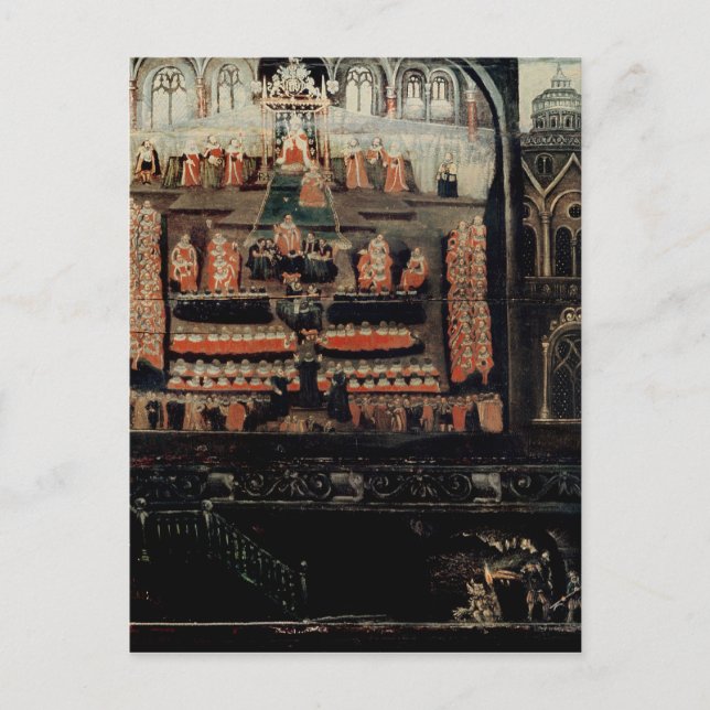 Postal Lado derecho del Díptico que muestra el Parlamento (Anverso)