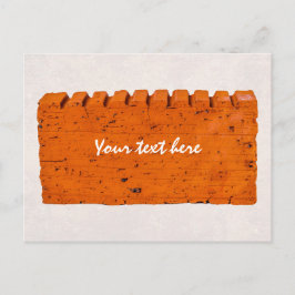 Postal Ladrillo naranja - Átomo De Creación