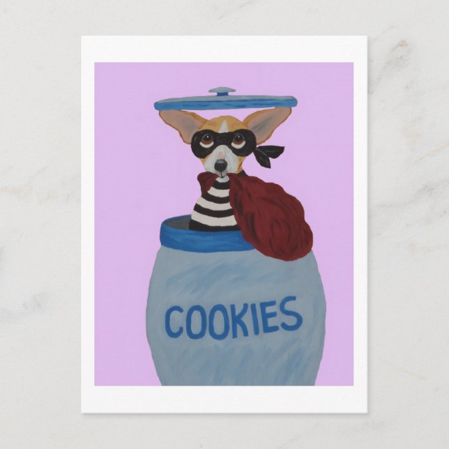 Postal Ladrón de Galletas Chihuahua (Anverso)