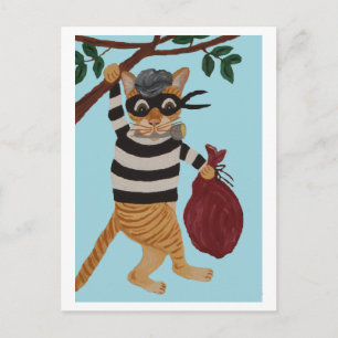 Postal Ladrón de Gatos