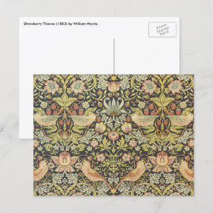 Postal Ladrones de Fresas por William Morris, Arte Antigu