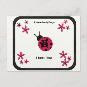 Postal Lady Bug Love