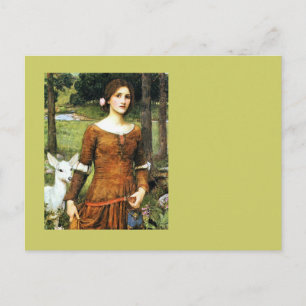 Postal Lady Clare y el Fawn