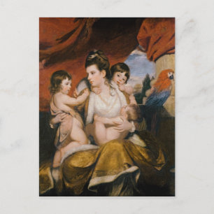 Postal Lady Cockburn y sus tres hijos mayores, 1773