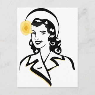 Postal Lady de los años 40