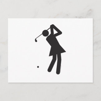 Postal Lady-golfer-T