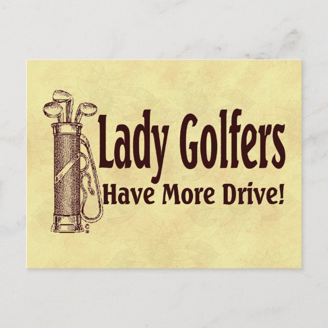 Postal Lady Golfers (Anverso)