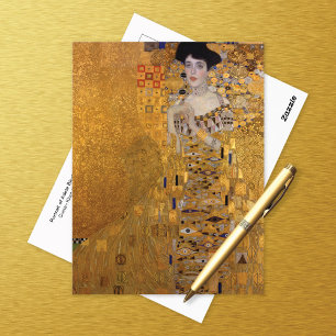 Postal Lady in Gold Adele Gustav Klimt