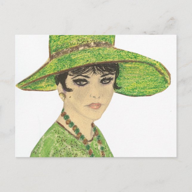 Postal Lady In Green (Anverso)