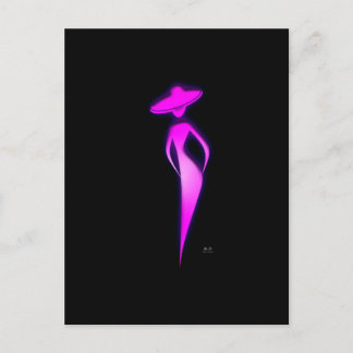 Postal Lady In Pink