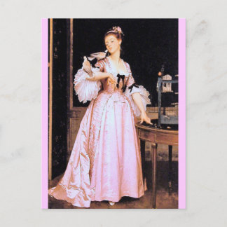 Postal Lady in Pink - Caraud