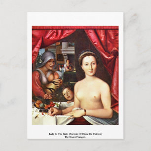 Postal Lady In The Bath (Retrato De Diane De Poitiers)