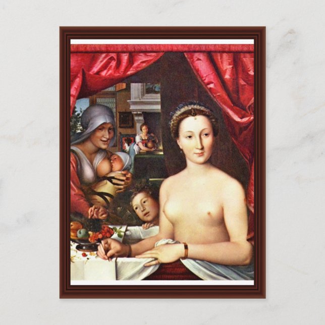 Postal Lady In The Bath (Retrato De Diane De Poitiers) (Anverso)