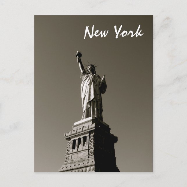 Postal Lady Liberty (B&W) (Anverso)