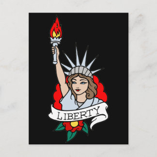 Postal Lady Liberty Tattoo