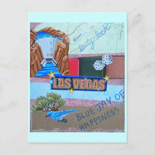 Postal Lady Luck Collage (Anverso)