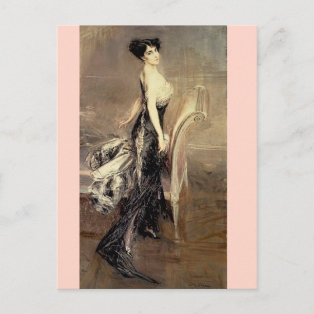 Postal Lady Portrait - Boldini (Anverso)