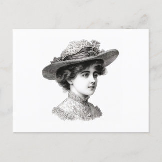 Postal Lady Postcard de Victoria