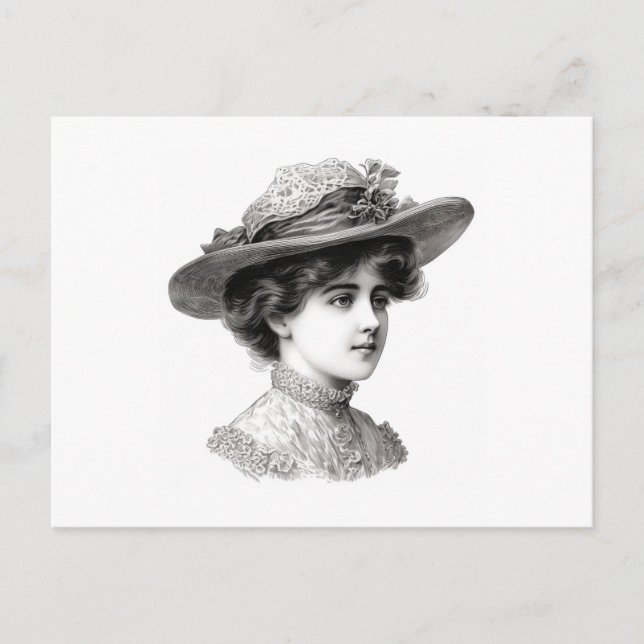 Postal Lady Postcard de Victoria (Anverso)