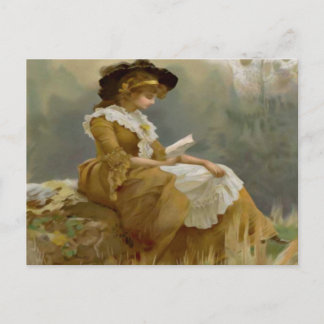 Postal Lady Reading
