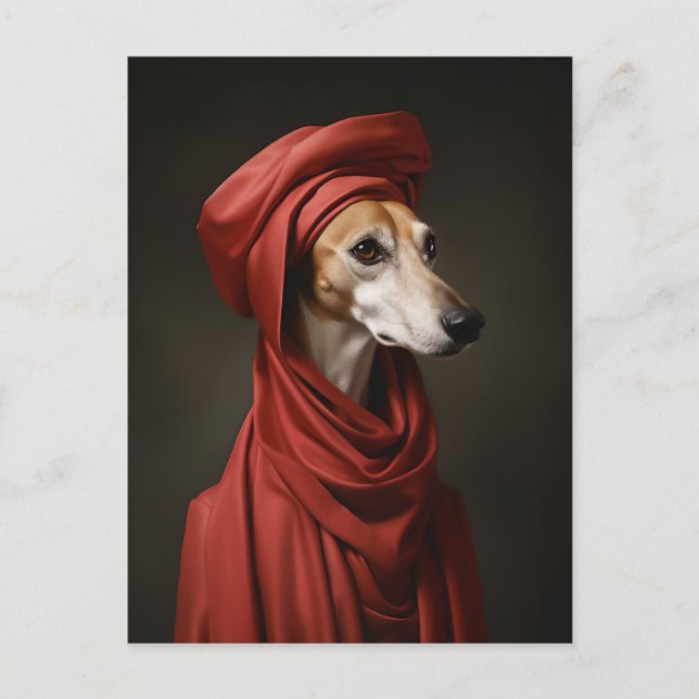 Postal Lady Saluki Dog (Anverso)