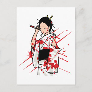 Postal Lady Snow Blood