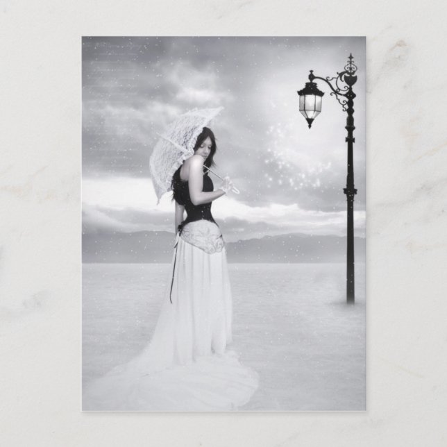 Postal "Lady Snowflake" (Anverso)