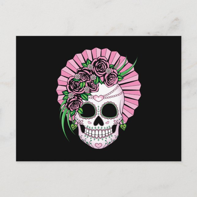 Postal Lady Sugar Skull (Anverso)