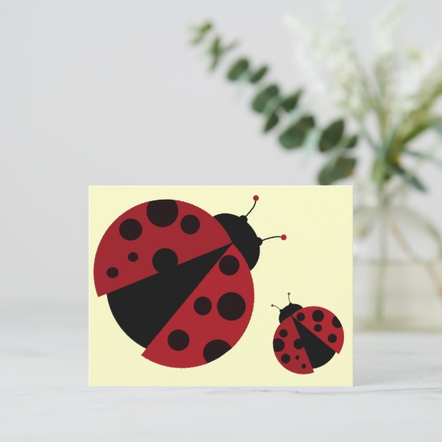 Postal Ladybug (Anverso de pie)