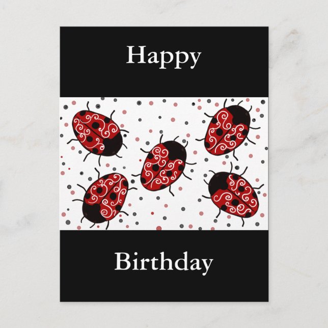 Postal Ladybug (Anverso)